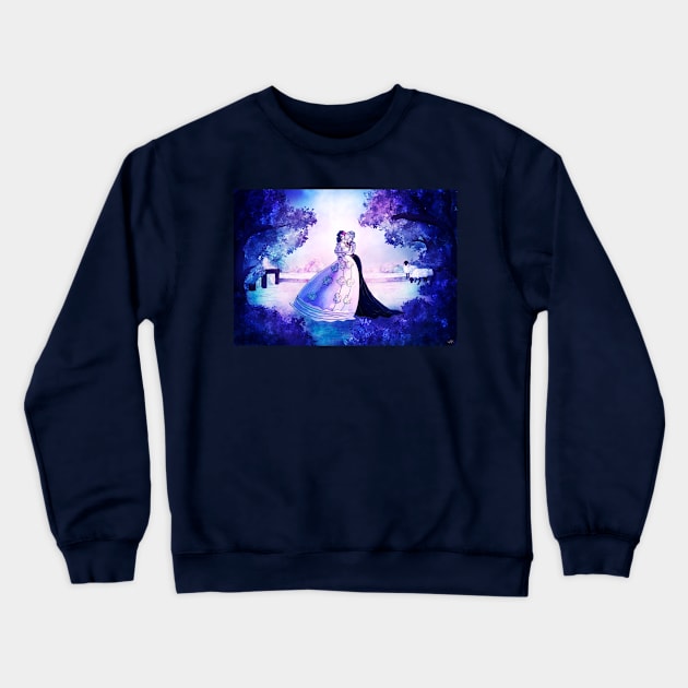 Aziraphale and Crowley wedding Crewneck Sweatshirt by Navy Bird